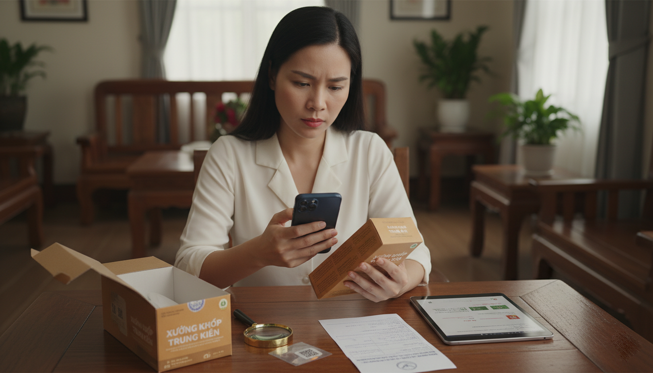 Cảnh báo hàng giả trong sản phẩm xương khớp
