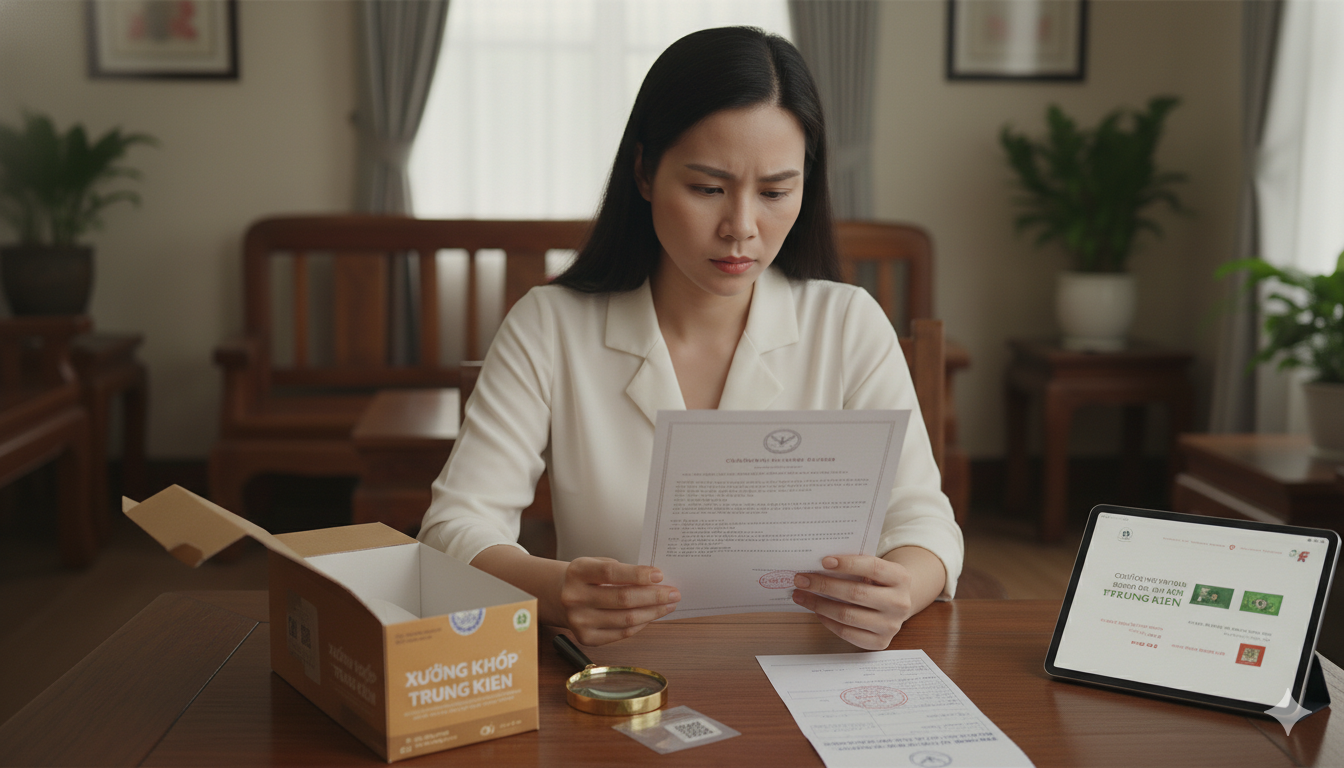 Chứng nhận bài thuốc Nam gia truyền Trung Kiên: Cách đọc đúng